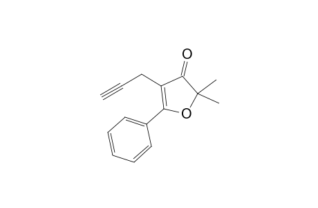 2,2-Dimethyl-5-phenyl-4-prop-2-ynyl-3-furanone