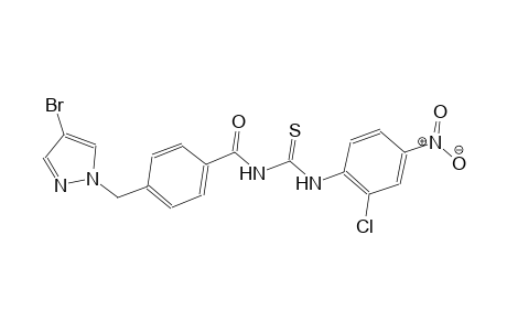 N-{4-[(4-bromo-1H-pyrazol-1-yl)methyl]benzoyl}-N'-(2-chloro-4-nitrophenyl)thiourea