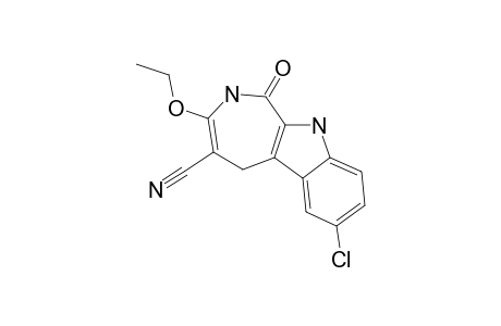 7-CHLORO-4-CYANO-3-ETHOXY-1-OXO-[1,2,5,10]-TETRAHYDRO-AZEPINO-[3,4-B]-INDOLE