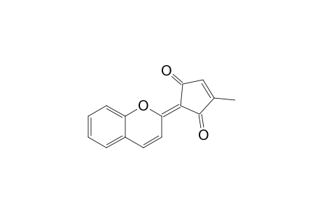 2-(2H-2-CHROMENYLIDEN)-4-METHYL-4-CYCLOPENTEN-1,3-DIONE