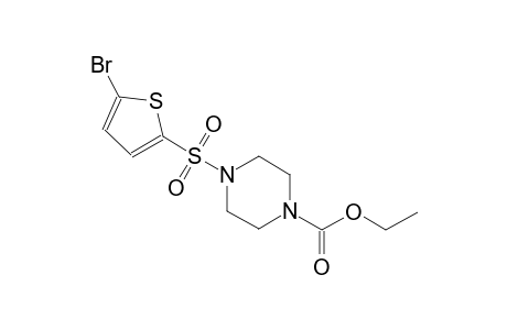 ethyl 4-[(5-bromo-2-thienyl)sulfonyl]-1-piperazinecarboxylate