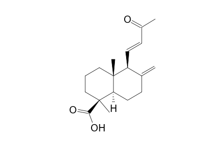 15,16-Bisnor-13-oxo-8(17),11E-labdadien-19-oic acid