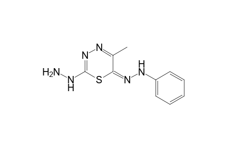 [6-(Phenylhydrazo)-5-methyl-6H-1,3,4-thiadiazino-2-yl]hydrazine