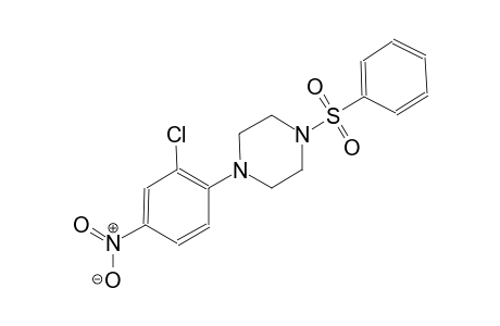 1-(2-chloro-4-nitrophenyl)-4-(phenylsulfonyl)piperazine