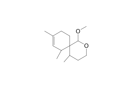 1-Methoxy-5,7,9-trimethyl-2-oxaspiro[5.5]undec-8-ene