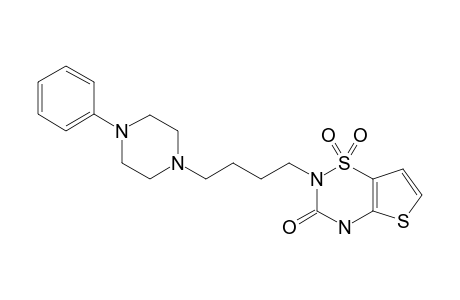 2-[4-[1-(4-PHENYLPIPERAZINYL)]-BUTYL]-2H-THIENO-[2,3-E]-[1,2,4]-THIADIAZIN-3(4H)-ONE-1,1-DIOXIDE