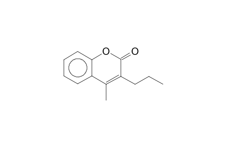 2H-1-Benzopyran-2-one, 4-methyl-3-propyl-