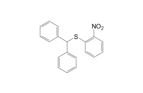 diphenylmethyl o-nitrophenyl sulfide