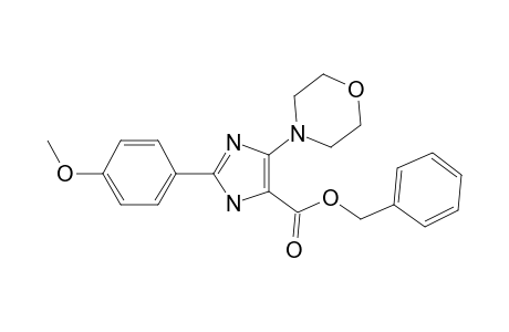 2-(4-Methoxyphenyl)-5-morpholin-4-yl-3H-imidazol-4-carboxylic acid, benzyl ester