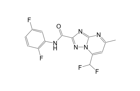 7-(difluoromethyl)-N-(2,5-difluorophenyl)-5-methyl[1,2,4]triazolo[1,5-a]pyrimidine-2-carboxamide