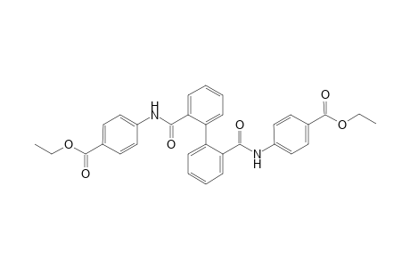 Biphenyl-2,2'-dicarboxylic acid bis-[(4-benzoic acid ethyl ester)amide]