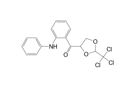 Methanone, [2-(phenylamino)phenyl][2-(trichloromethyl)-1,3-dioxolan-4-yl]-