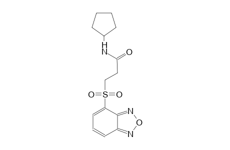 propanamide, 3-(2,1,3-benzoxadiazol-4-ylsulfonyl)-N-cyclopentyl-