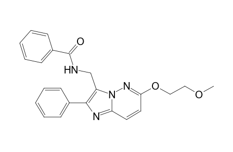 3-Benzamidomethyl-6-(2-methoxyethoxy)-2-phenylimidazo-[1,2-b]pyridazine