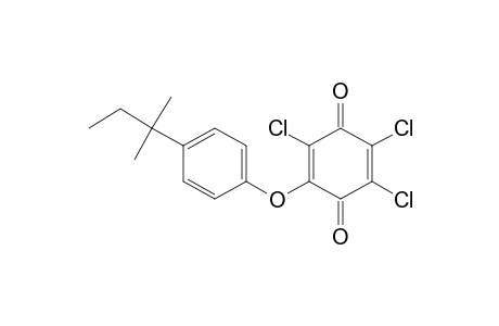 2,5-Cyclohexadiene-1,4-dione, 2,3,5-trichloro-6-[4-(1,1-dimethylpropyl)phenoxy]-