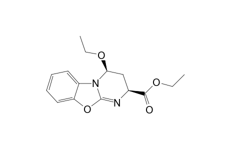 ETHYL-(2R*,4S*)-4-ETHOXY-3,4-DIHYDRO-2H-PYRIMIDO-[2,1-B]-[1,3]-BENZOXAZOLE-2-CARBOXYLATE