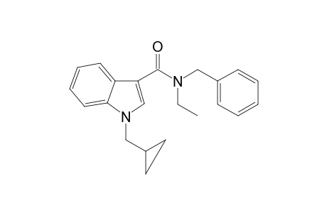 N-Benzyl-N-ethyl-1-(cyclopropylmethyl)-1H-indole-3-carboxamide