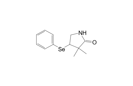 3,3-Dimethyl-4-(phenylseleno)pyrrolidin-2-one