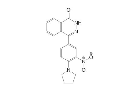 4-[3-nitro-4-(1-pyrrolidinyl)phenyl]-1(2H)-phthalazinone