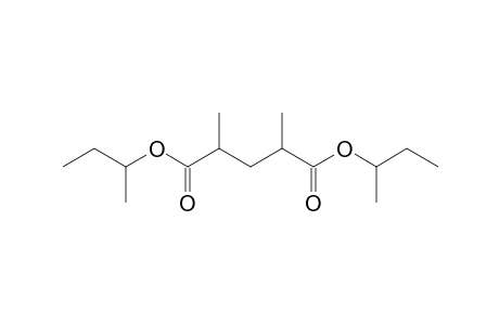 Pentanedioic acid, 2,4-dimethyl-, bis(1-methylpropyl) ester