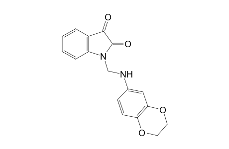 1-{[(1,4-benzodioxan-6-yl)amino]methyl}indole-2,3-dione
