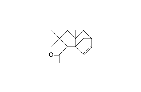 2a-Acetyl-3,3,5-trimethyl-tricyclo(5.2.1.0/1,5/)dec-8-ene