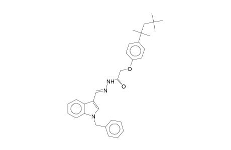 N'-[(1-Benzyl-3-indolyl)methylene]-2-[4-(1,1,3,3-tetramethylbutyl)phenoxy]acethydrazide