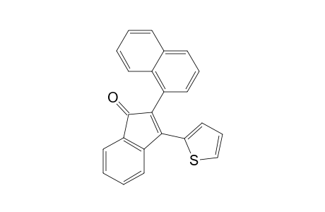 1H-Inden-1-one, 2-(1-naphthalenyl)-3-(2-thienyl)-