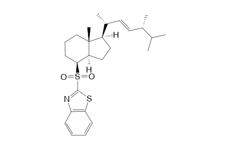 2-[[(1R,3aR,4S,7aR)-1-[(E,2R,5R)-5,6-dimethylhept-3-en-2-yl]-7a-methyl-1,2,3,3a,4,5,6,7-octahydroinden-4-yl]sulfonyl]-1,3-benzothiazole