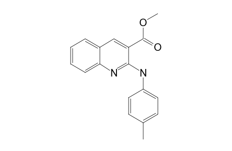3-(METHOXYCARBONYL)-2-(4-METHOXYPHENYLAMINO)-QUINOLINE