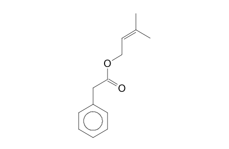 Phenylacetic acid, 3-methylbut-2-enyl ester