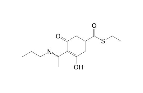 3-Cyclohexene-1-carbothioic acid, 3-hydroxy-5-oxo-4-[1-(propylimino)ethyl]-, S-ethyl ester