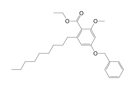 ethyl 4-benzyloxy-2-methoxy-6-nonylbenzoate