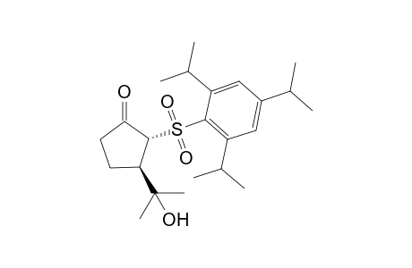 (2R,3R)-3-(1-Hydroxy-1-methylethyl)-2-[(2,4,6-triisopropylphenyl)sulfonyl]-1-cyclopentanone