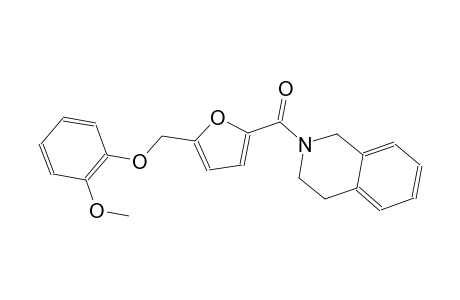 2-{5-[(2-methoxyphenoxy)methyl]-2-furoyl}-1,2,3,4-tetrahydroisoquinoline