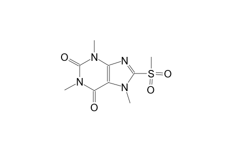 1,3,7-trimethyl-8-(methylsulfonyl)-3,7-dihydro-1H-purine-2,6-dione