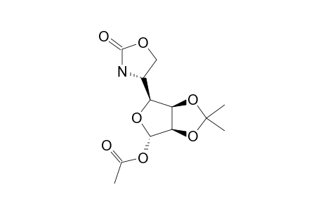 1-O-ACETYL-5-AMINO-5-DEOXY-2,3-O-ISOPROPYLIDENE-BETA-L-GULOFURANOSE-5,6-CYCLIC-CARBAMATE