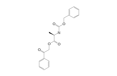 BENZOYLMETHYL-N-BENZYLOXYCARBONYL-L-ALANOATE