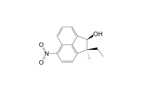 1-Acenaphthylenol, 2-ethyl-1,2-dihydro-2-methyl-5-nitro-, trans-