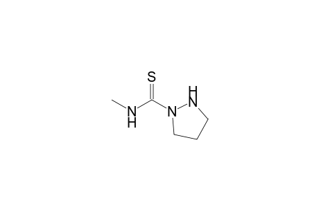 1-Pyrazolidinecarbothioamide, N-methyl-