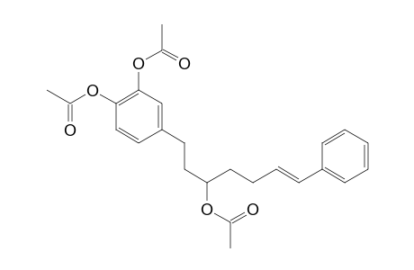 7-(3,4-DIACETOXYPHENY)-5-ACETOXY-1-PHENYL-(1E)-1-HEPTENE