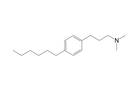 3-(4-hexylphenyl)-N,N-dimethyl-1-propanamine