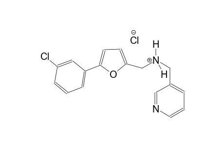 3-pyridinemethanaminium, N-[[5-(3-chlorophenyl)-2-furanyl]methyl]-, chloride