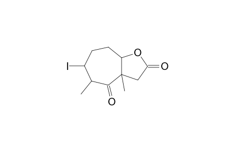 1,3-Dimethyl-4-iodo-8-oxabicyclo-[5.3.0]-decan-2,9-dione
