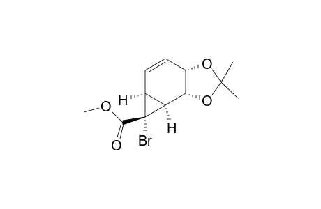 (3aS,5aS,6R,6aS,6bR)-6-bromo-2,2-dimethyl-3a,5a,6a,6b-tetrahydrocyclopropa[g][1,3]benzodioxole-6-carboxylic acid methyl ester