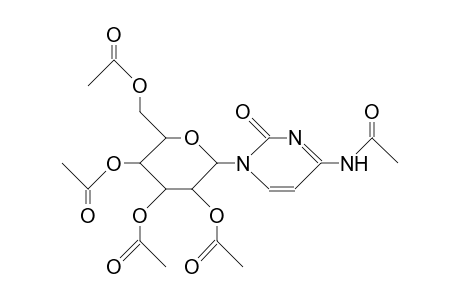 Pentaacetyl-1-B-D-glucopyranosyl-cytosine