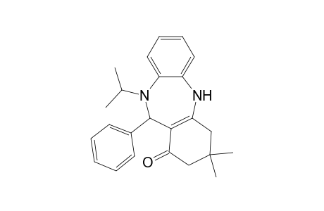 10-Isopropyl-3,3-dimethyl-11-phenyl-2,3,4,5,10,11-hexahydro-1h-dibenzo(b,e)(1,4)-diazepin-1-one