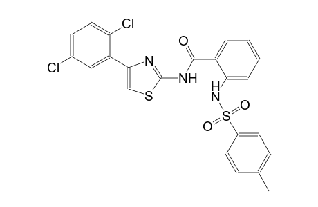 benzamide, N-[4-(2,5-dichlorophenyl)-2-thiazolyl]-2-[[(4-methylphenyl)sulfonyl]amino]-