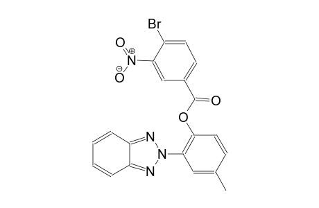 2-(2H-1,2,3-benzotriazol-2-yl)-4-methylphenyl 4-bromo-3-nitrobenzoate