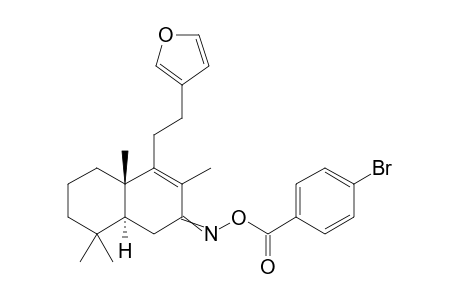 [(4aS,8aS)-4-[2-(3-furyl)ethyl]-3,4a,8,8-tetramethyl-5,6,7,8a-tetrahydro-1H-naphthalen-2-ylidene]amino] 4-bromobenzoate